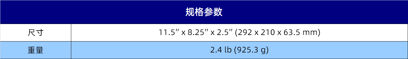 规格参数