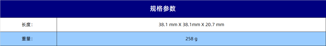 规格参数